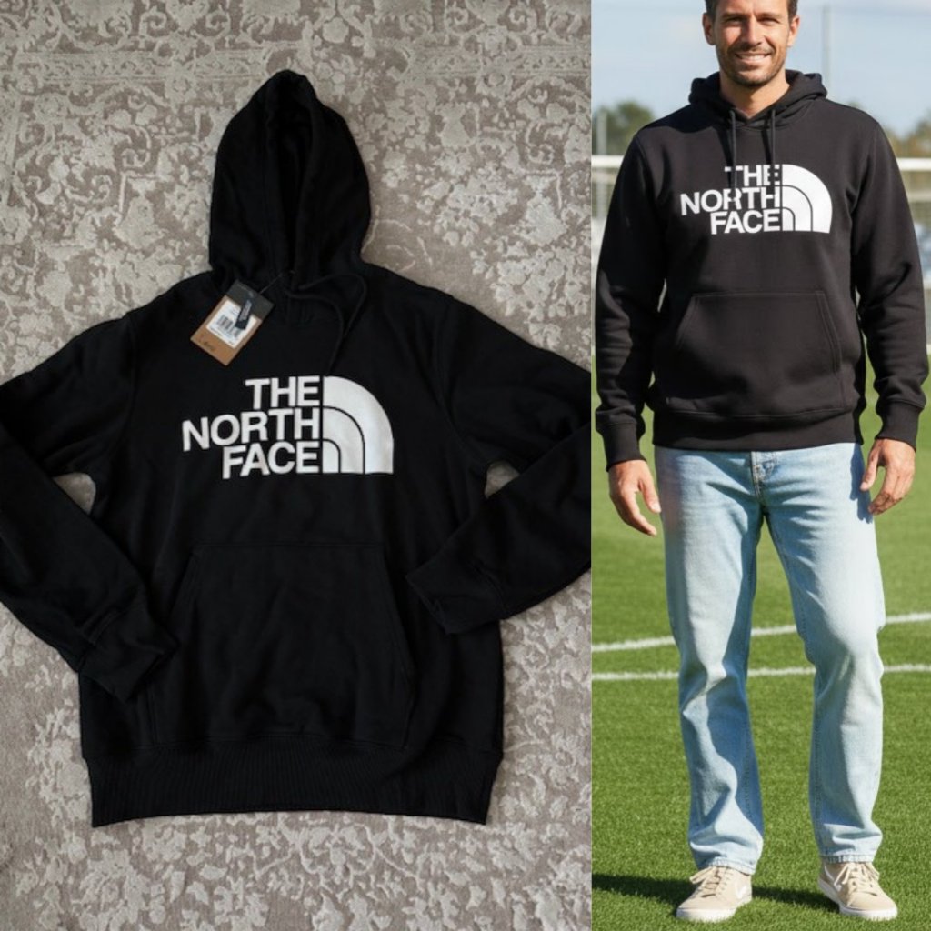 New! Men's Half Dome Logo Hoodie - Size M